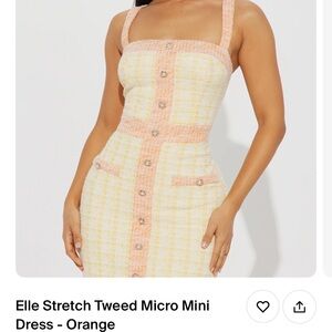 Fashion Nova Cream Bodycon Mini Dress Square Neck
WORN ONCE!!